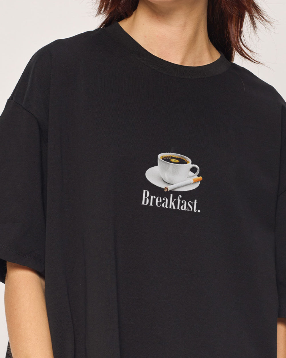 Breakfast Coffee Oversized Tee Unisex