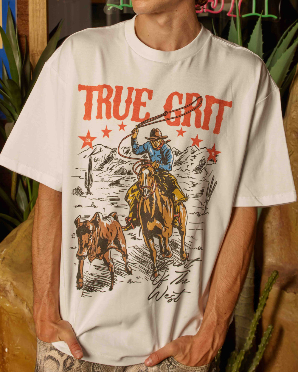 True Grit Oversized Tee Unisex
