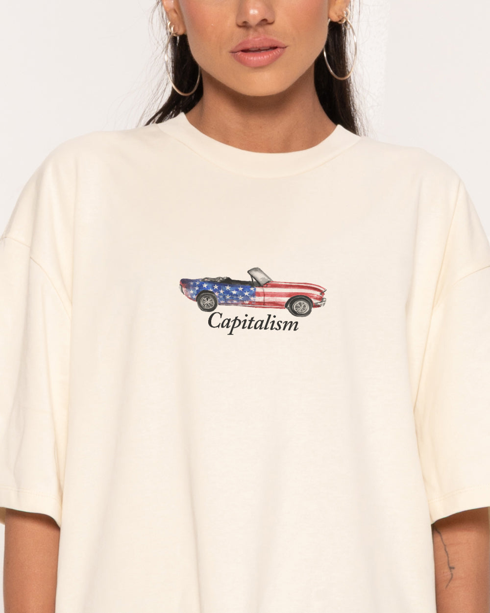 Capitalism Oversized Tee Unisex