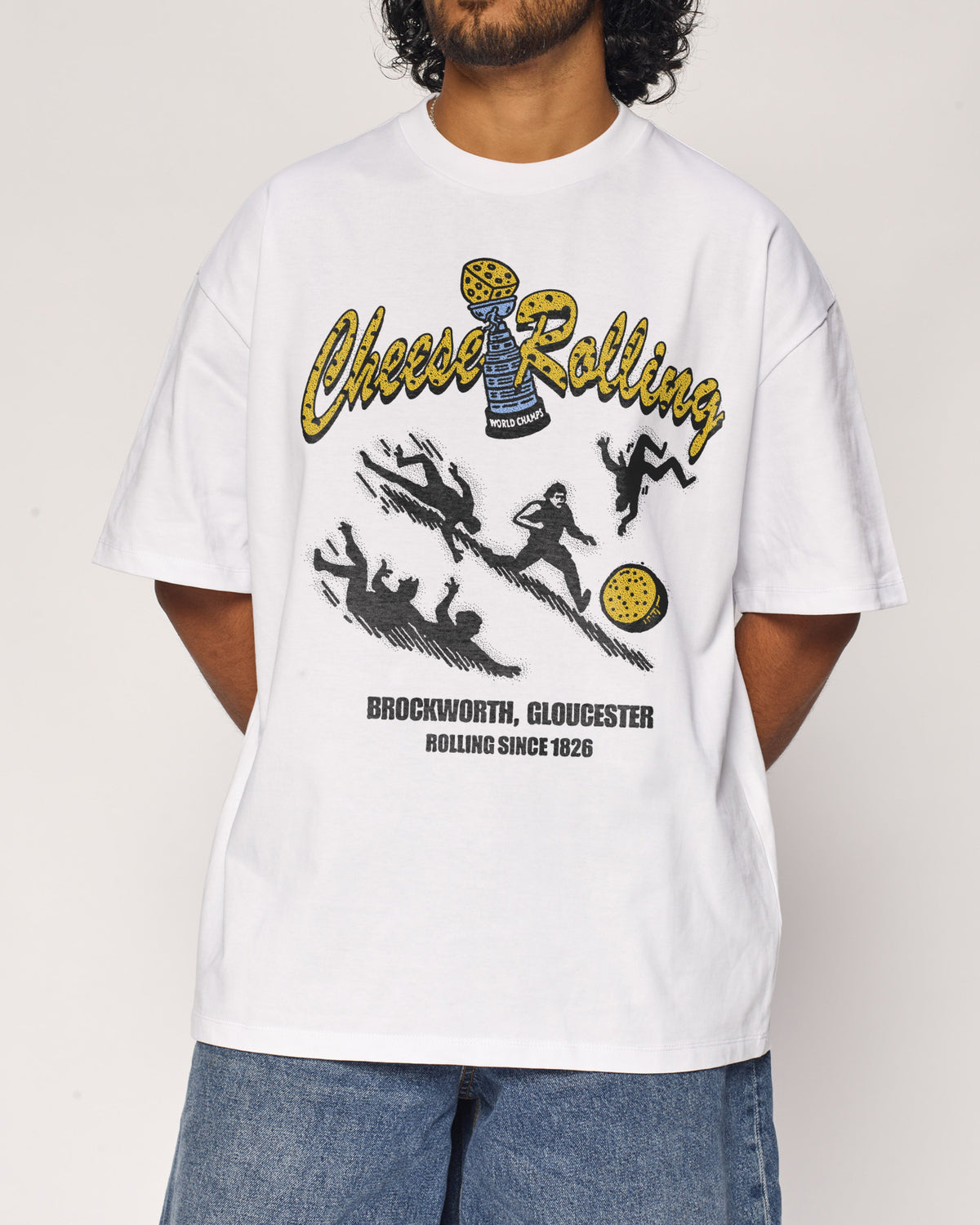 Cheese Rolling Oversized Tee Unisex