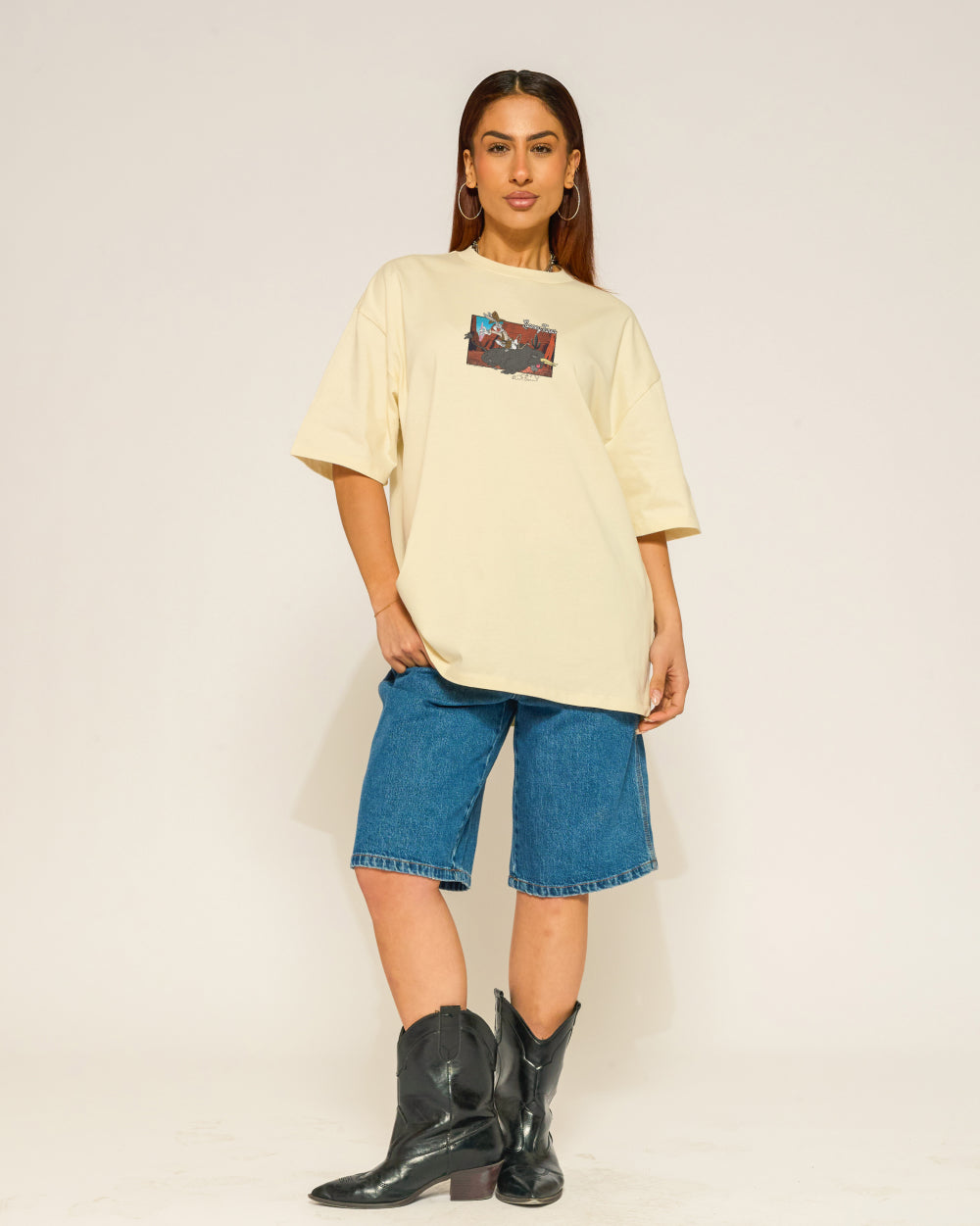 Buckle Up Bugs Oversized Tee Unisex