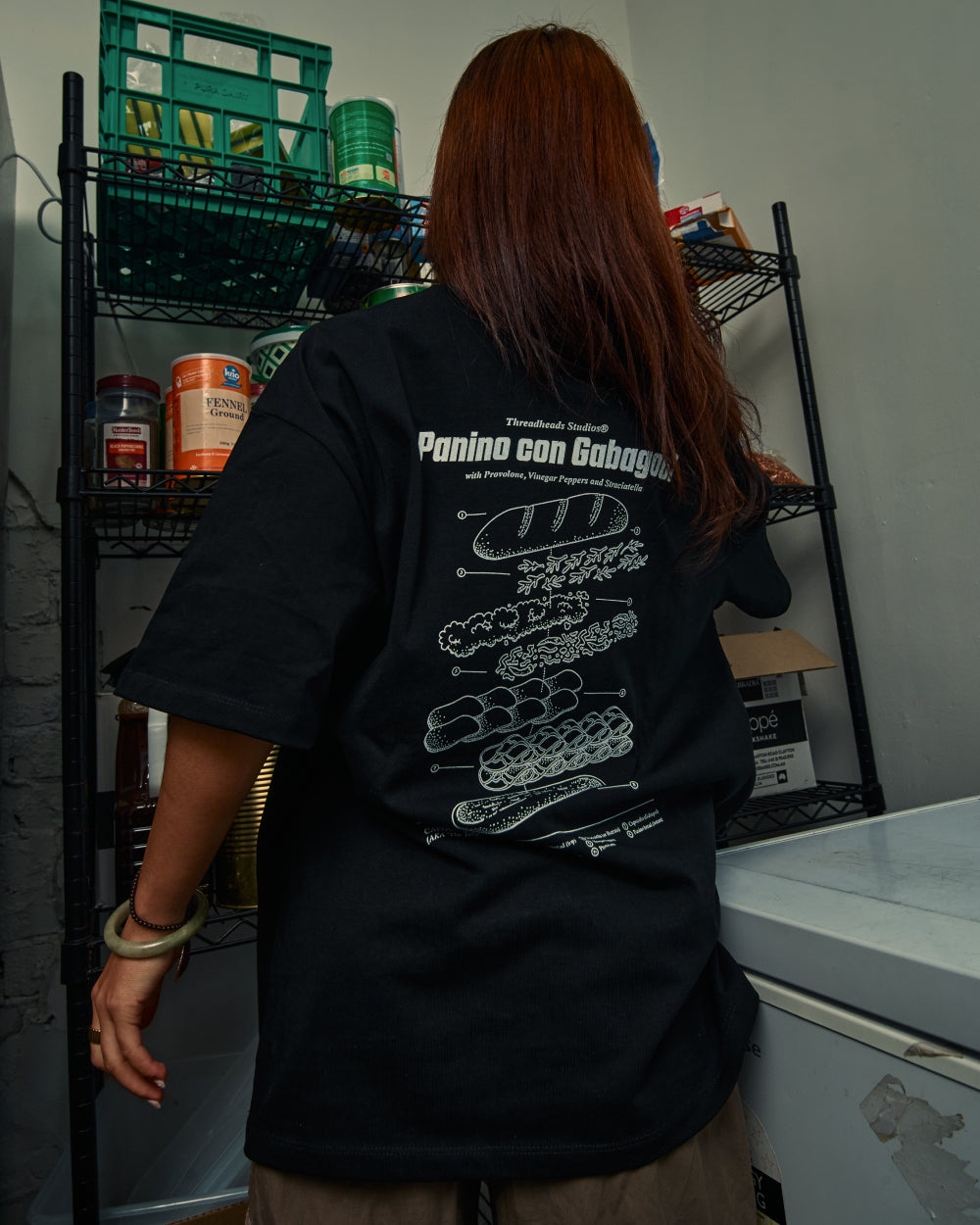 Panino Con Gabagool Oversized Tee Unisex