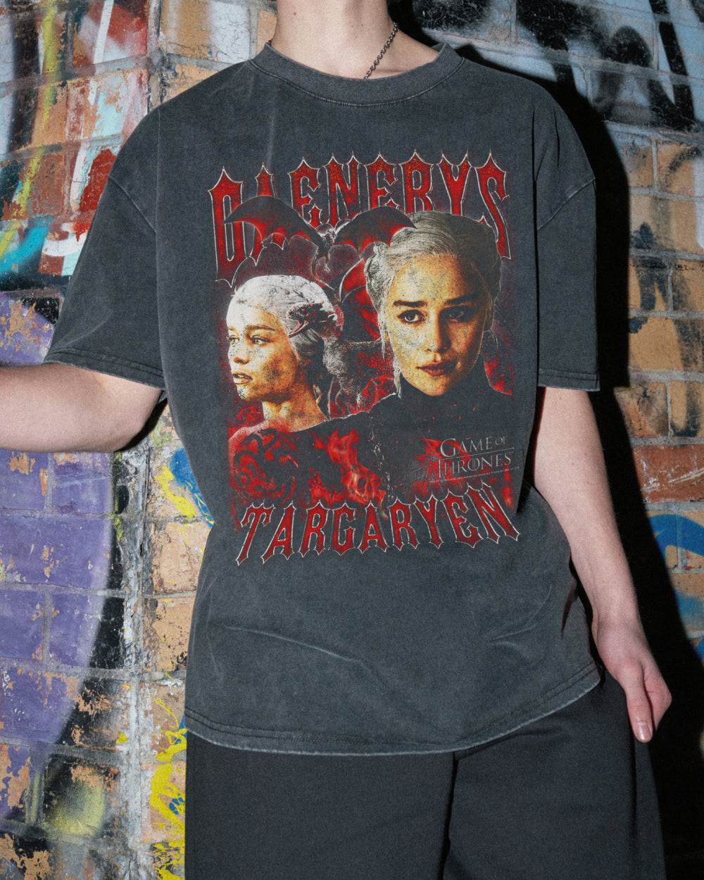 Vintage Daenerys Targaryen Oversized Tee Unisex