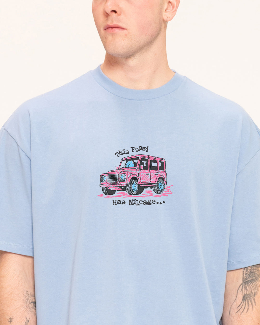 Pussy Has Mileage Oversized Tee Unisex