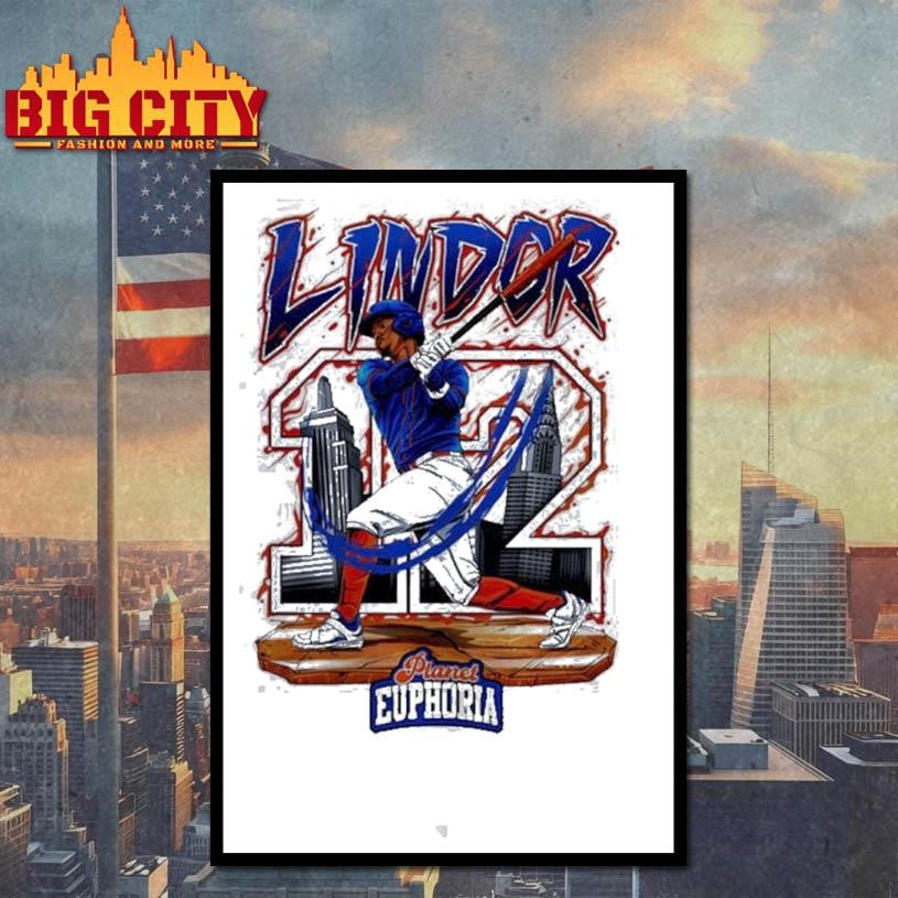 Francisco Lindor New York Mets Hand Drawn Artwork Shirt Unisex