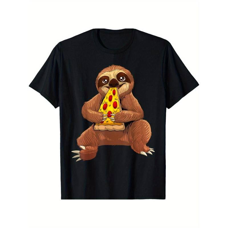 Funny Sloth Pizza Design For Pepperoni Pizza Lover T-Shirt made in usa Hoodie, Sweatshirt | Teenookco.com