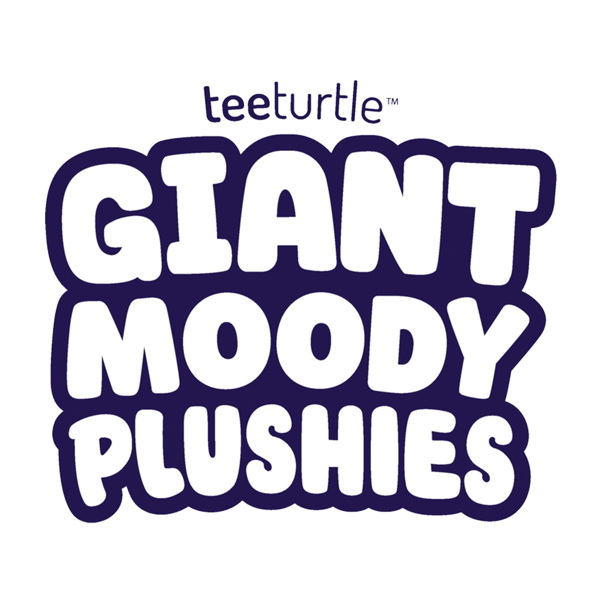 TeeTurtle Giant Moody Kittencorn Plushie Unisex