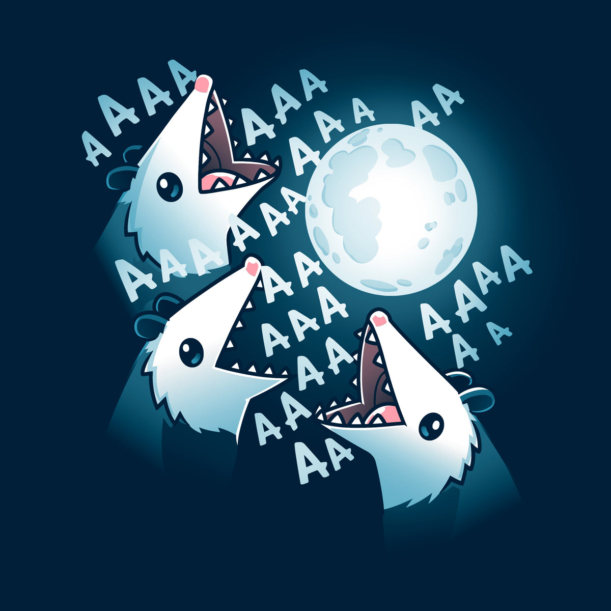 3 Opossum Moon Unisex