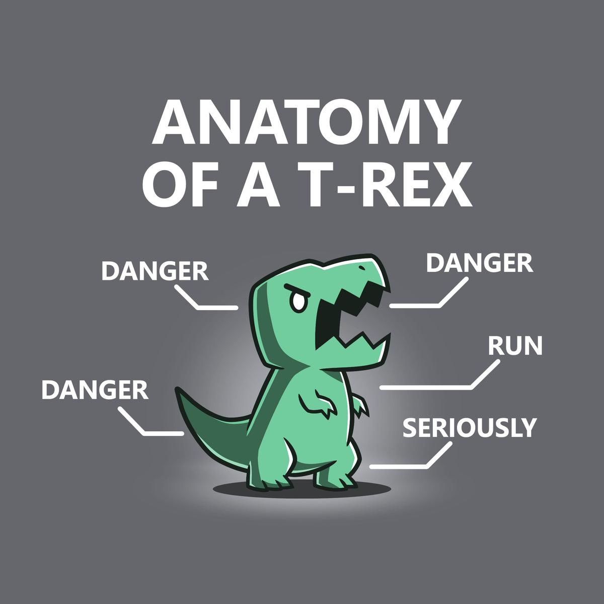 Anatomy of a T-Rex Unisex