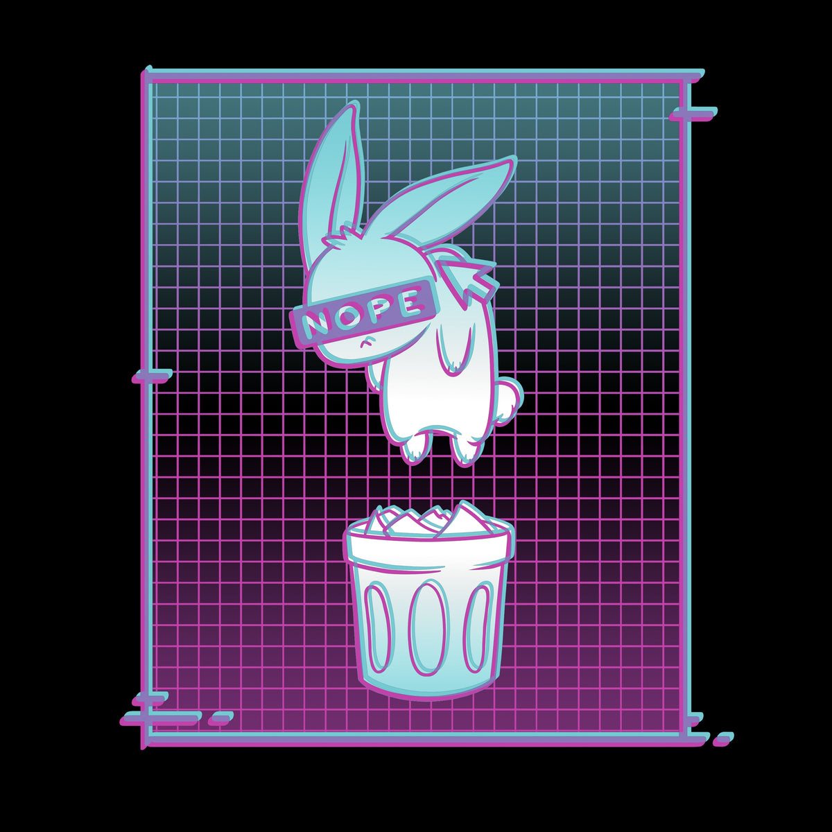 Digital Trash Bunny Unisex