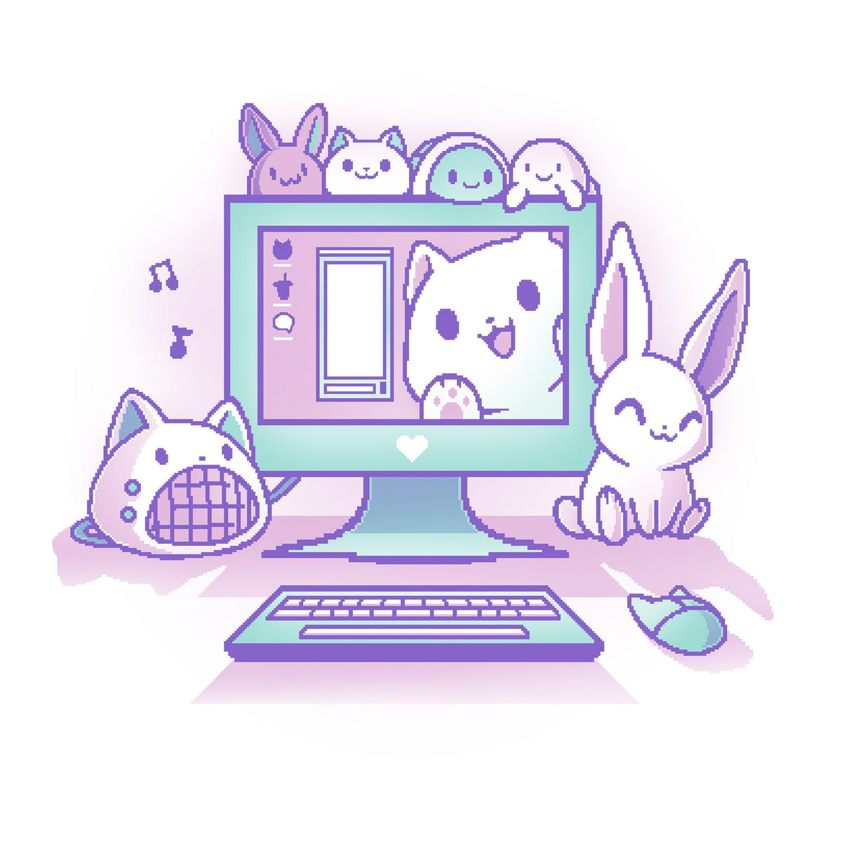 Kawaii Computer Unisex