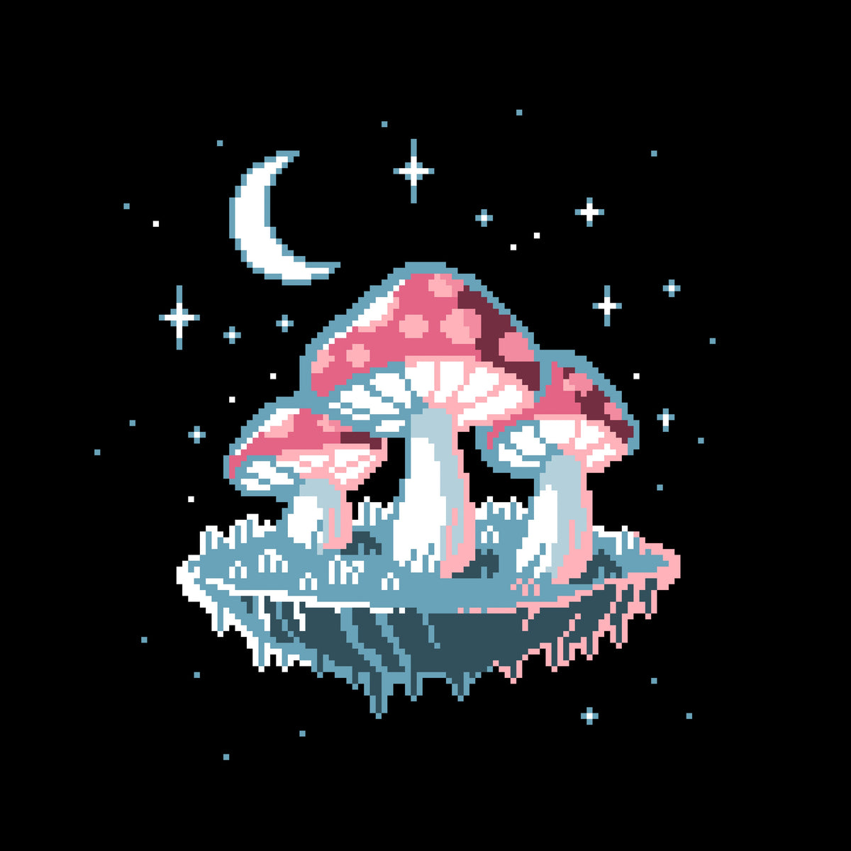 Pixel Mushrooms Unisex