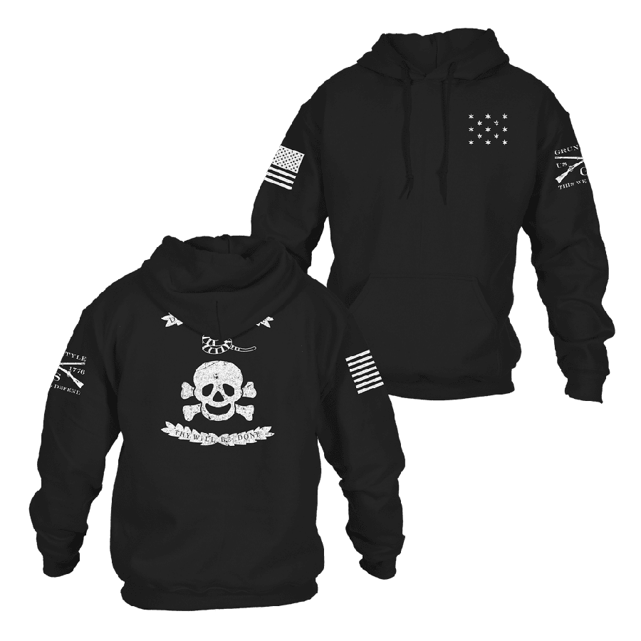 Veterans Exempt Hoodie - Black
