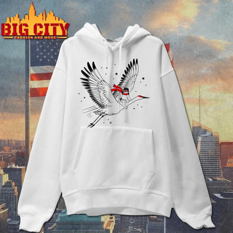 Gary Riding Crane Shirt Unisex