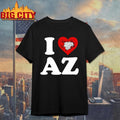Gatecreeper I Heart AZ Shirt Unisex