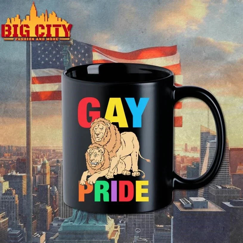 Gay Pride Shirt Lion Funny Shirt Unisex
