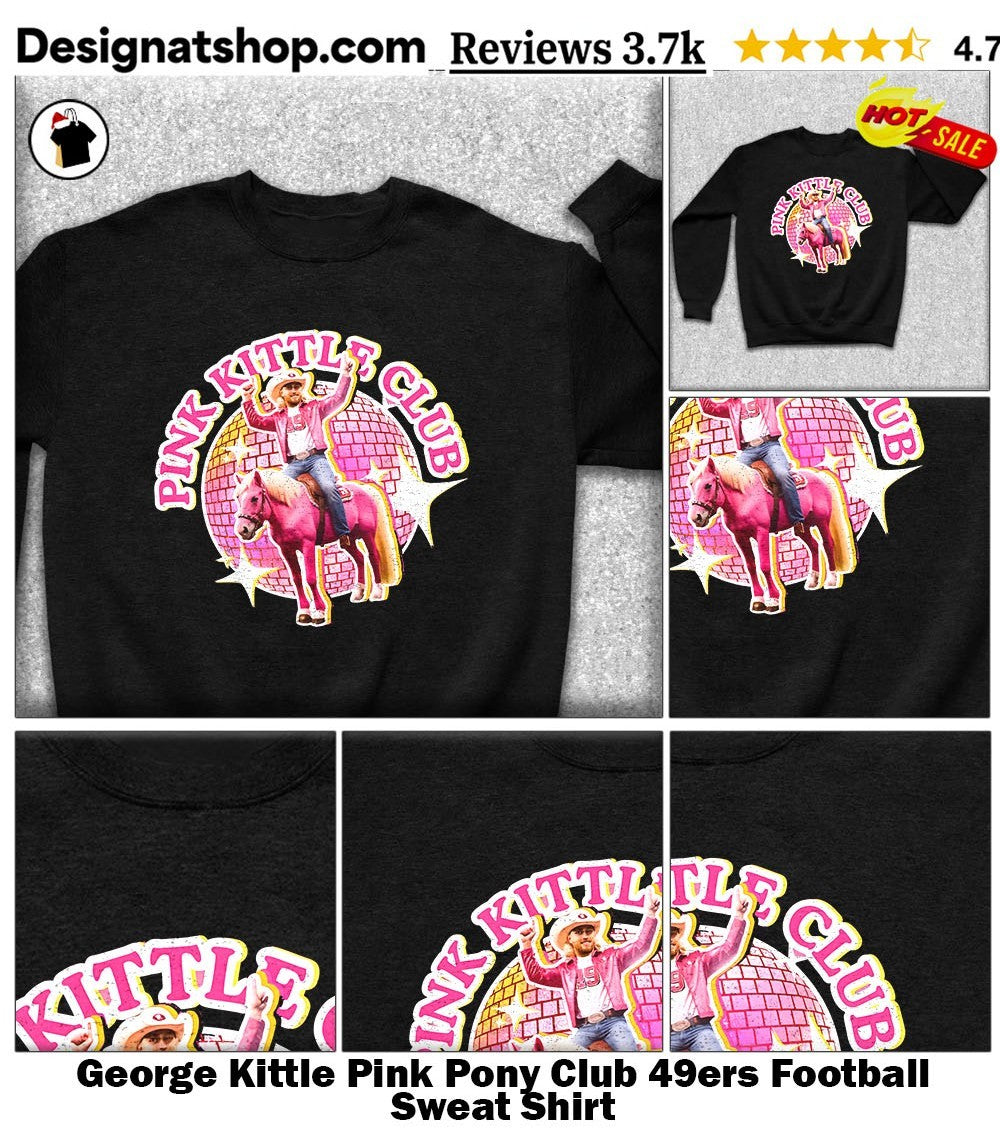 George Kittle Pink Pony Club 49ers Football shirt