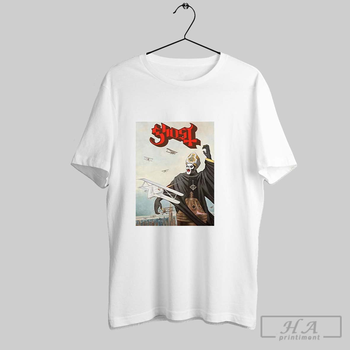 Ghost Majesty Papa Emeritus T Shirts Unisex