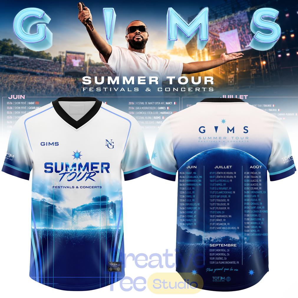 Gims Summer Tour 2026 Tour Football Jersey