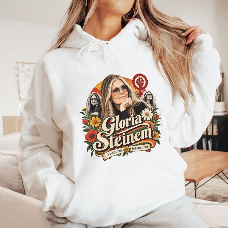 Gloria Steinem Feminist Icon Memorial T Shirt