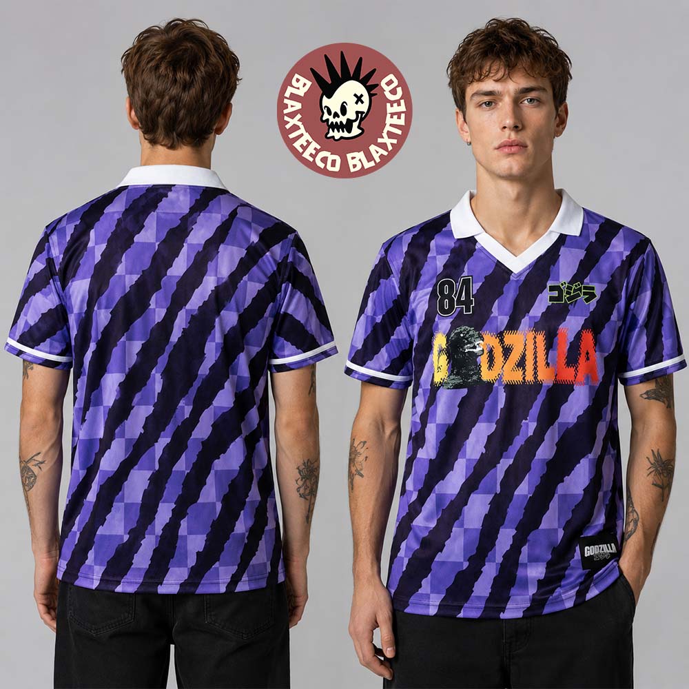 Godzilla 84 Team Purple Soccer Jersey