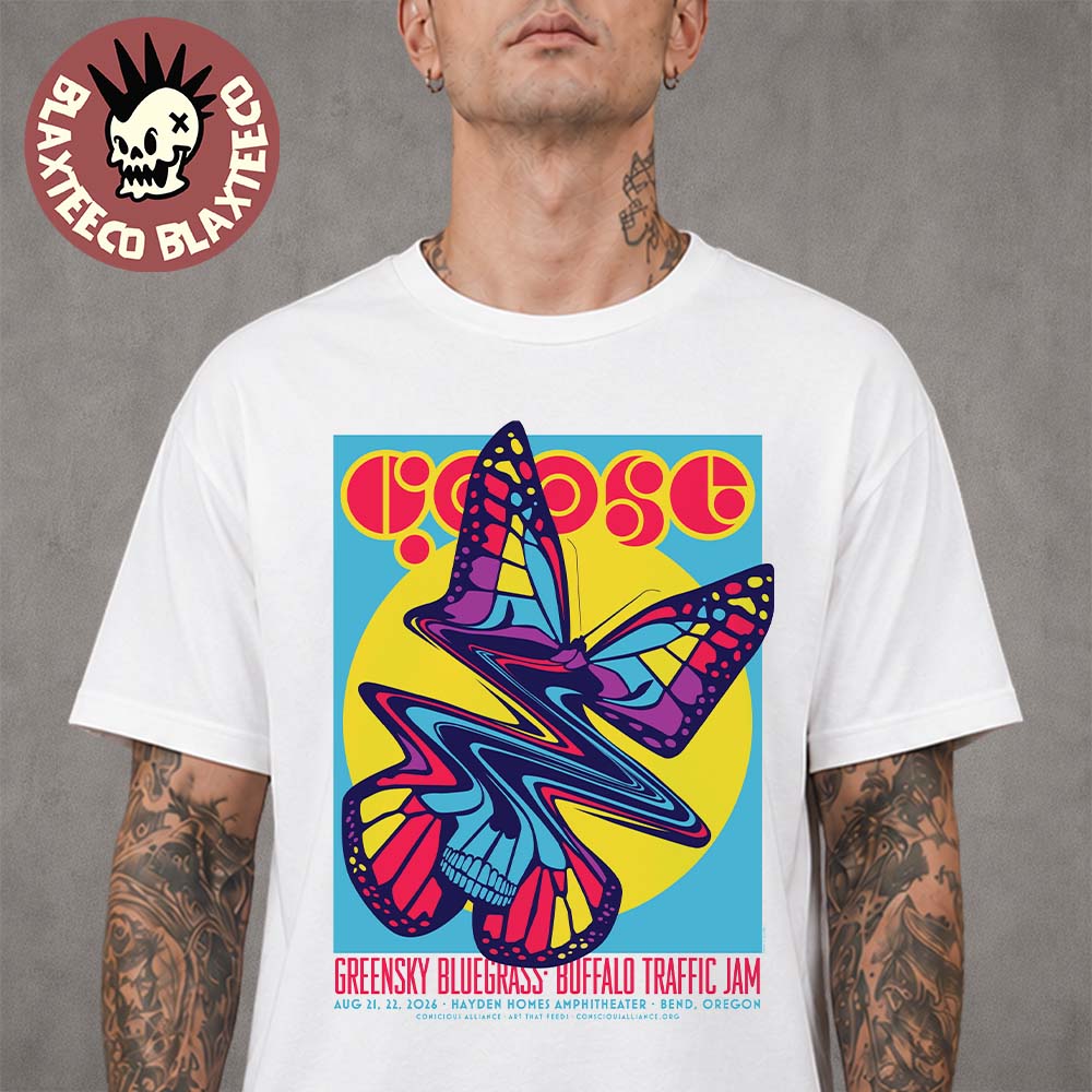 Goose Bend Oregon 2026 Event Poster Live At Hayden Homes Amphitheater On August 21 22 2026 Unisex T-Shirt