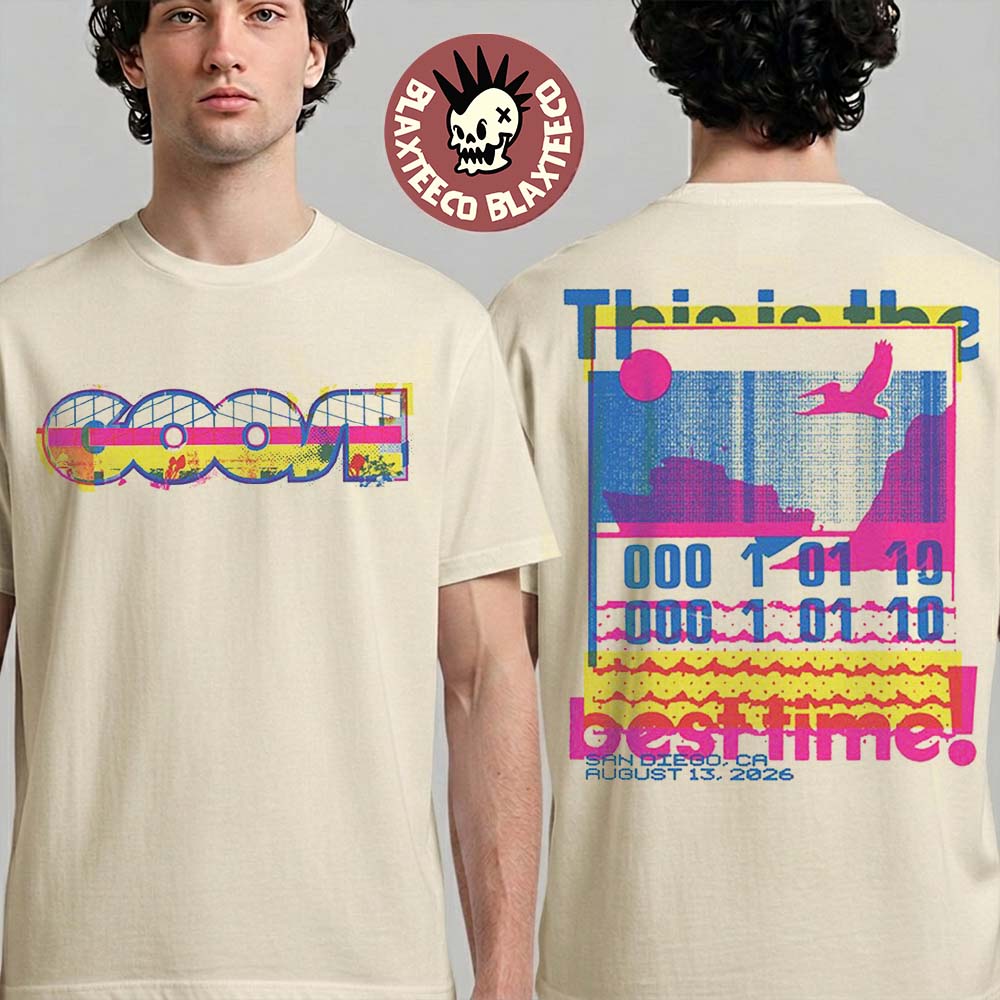 Goose San Diego CA 2026 Event Tee Live At Cal Coast Credit Union Amphitheater On August 13 2026 Two Sided T-Shirt