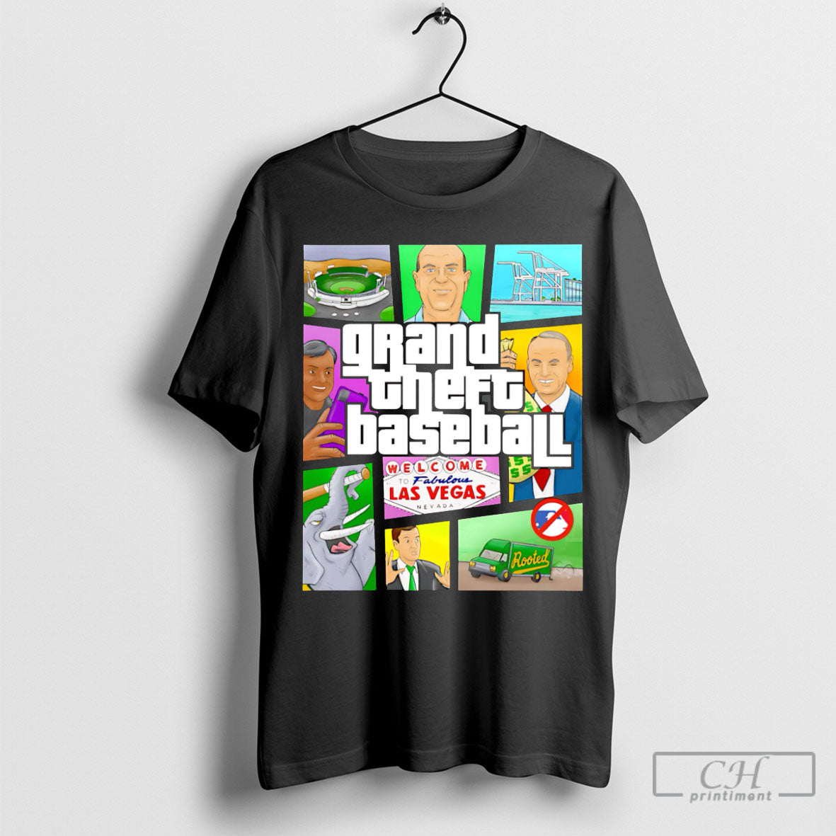 Grand Theft Baseball Gta V Parody Shirt Unisex