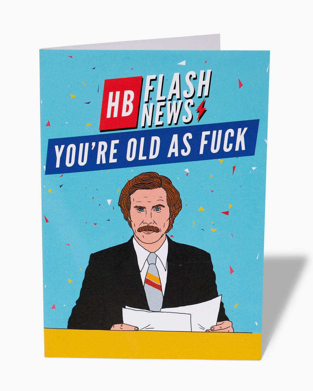Newsflash! Greeting Card Unisex