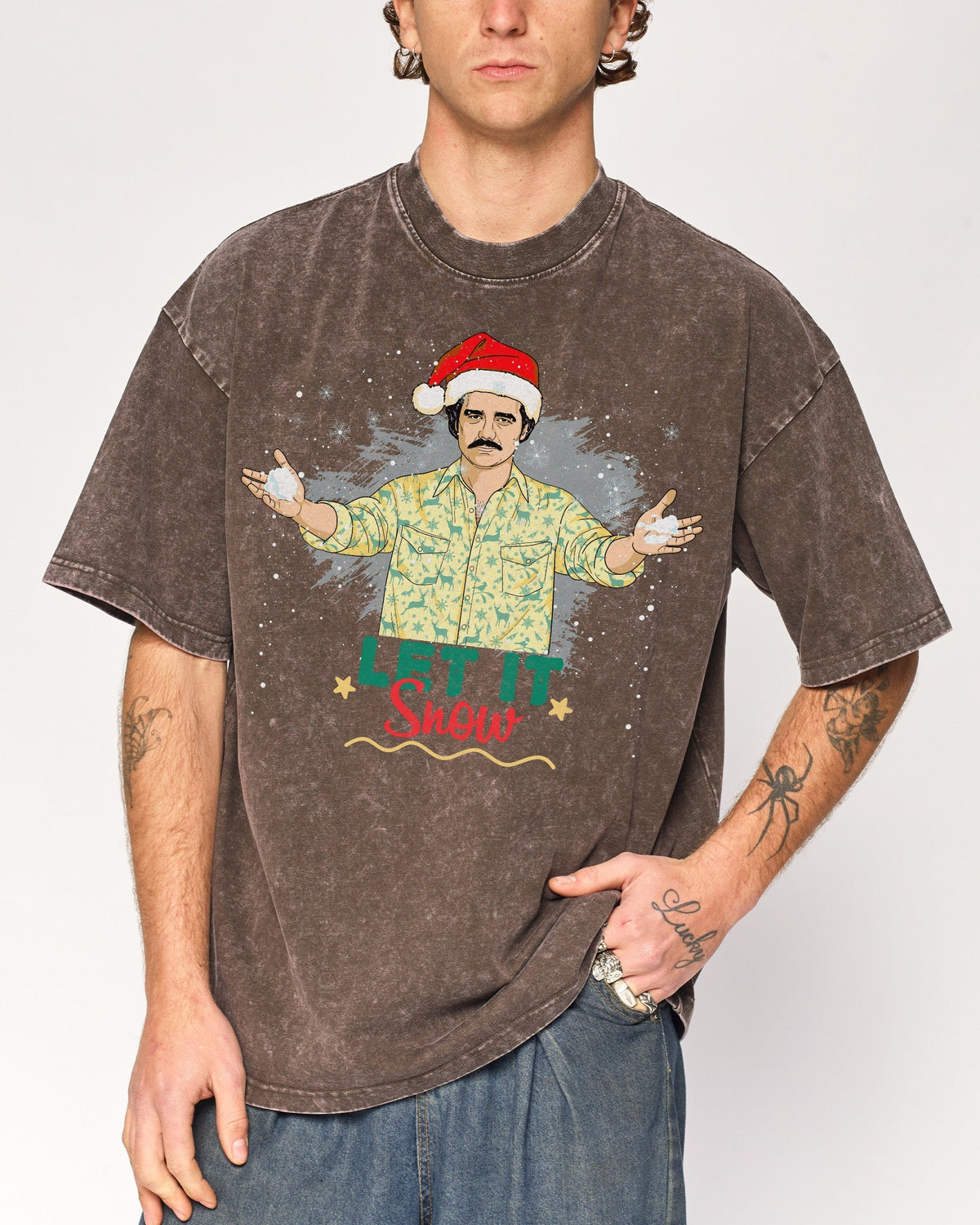 Let it Snow Oversized Tee Unisex