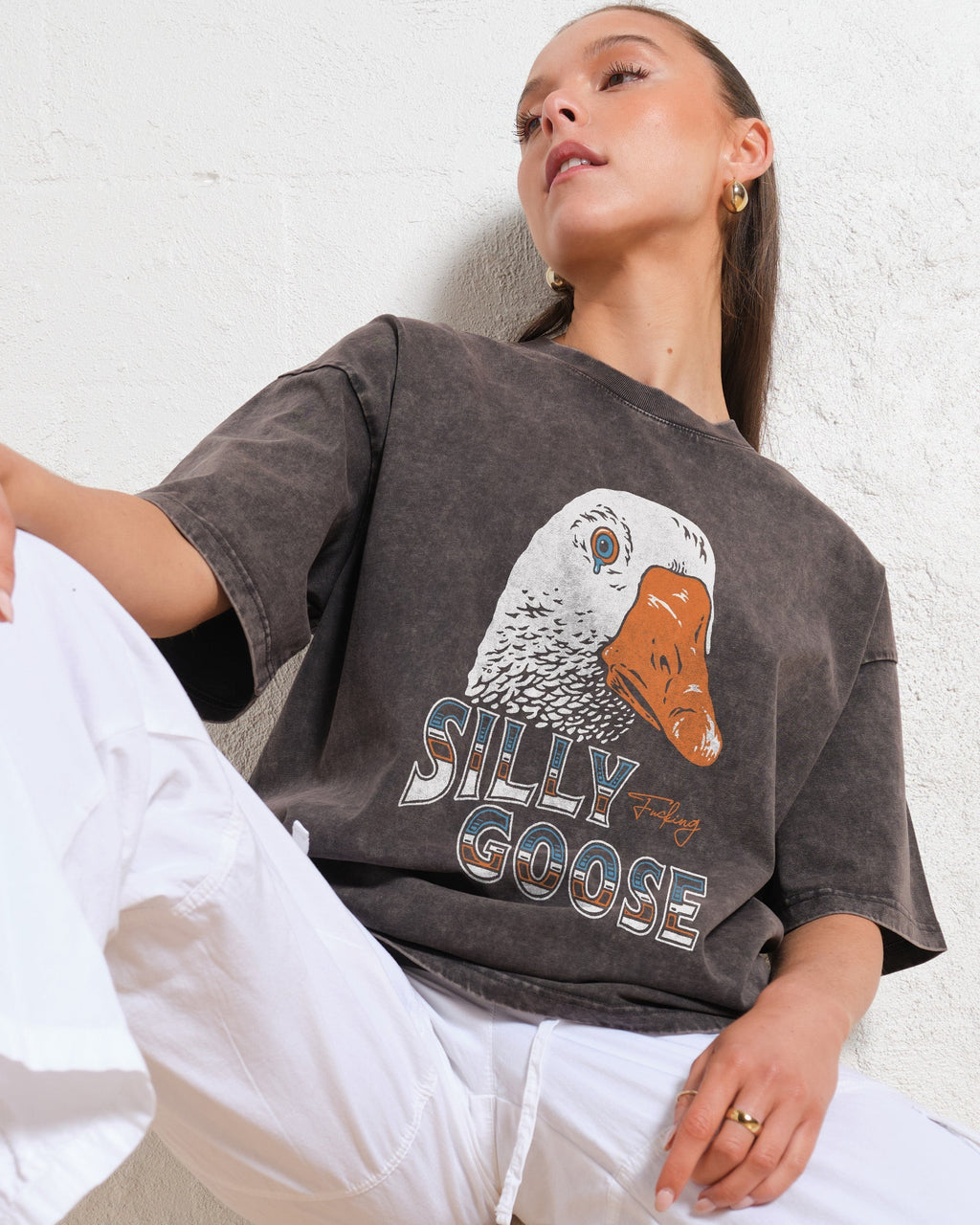 Silly Fkn Goose Oversized Tee Unisex