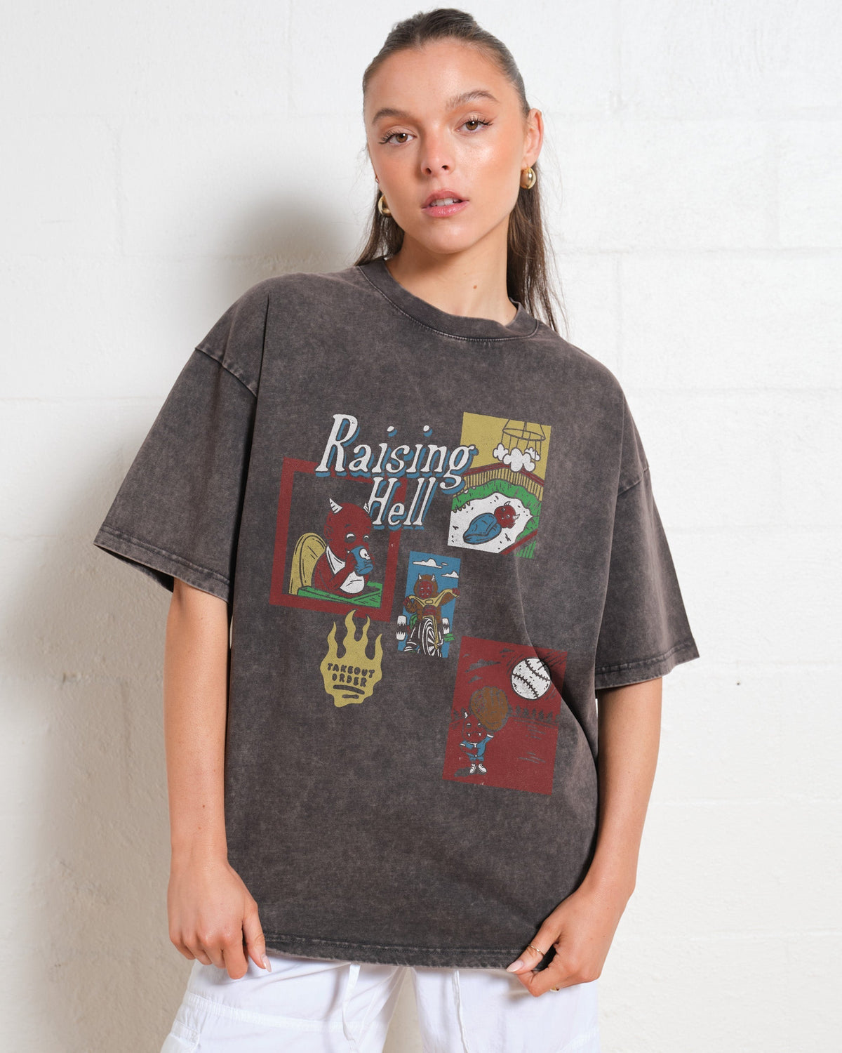 Raising Hell Oversized Tee Unisex