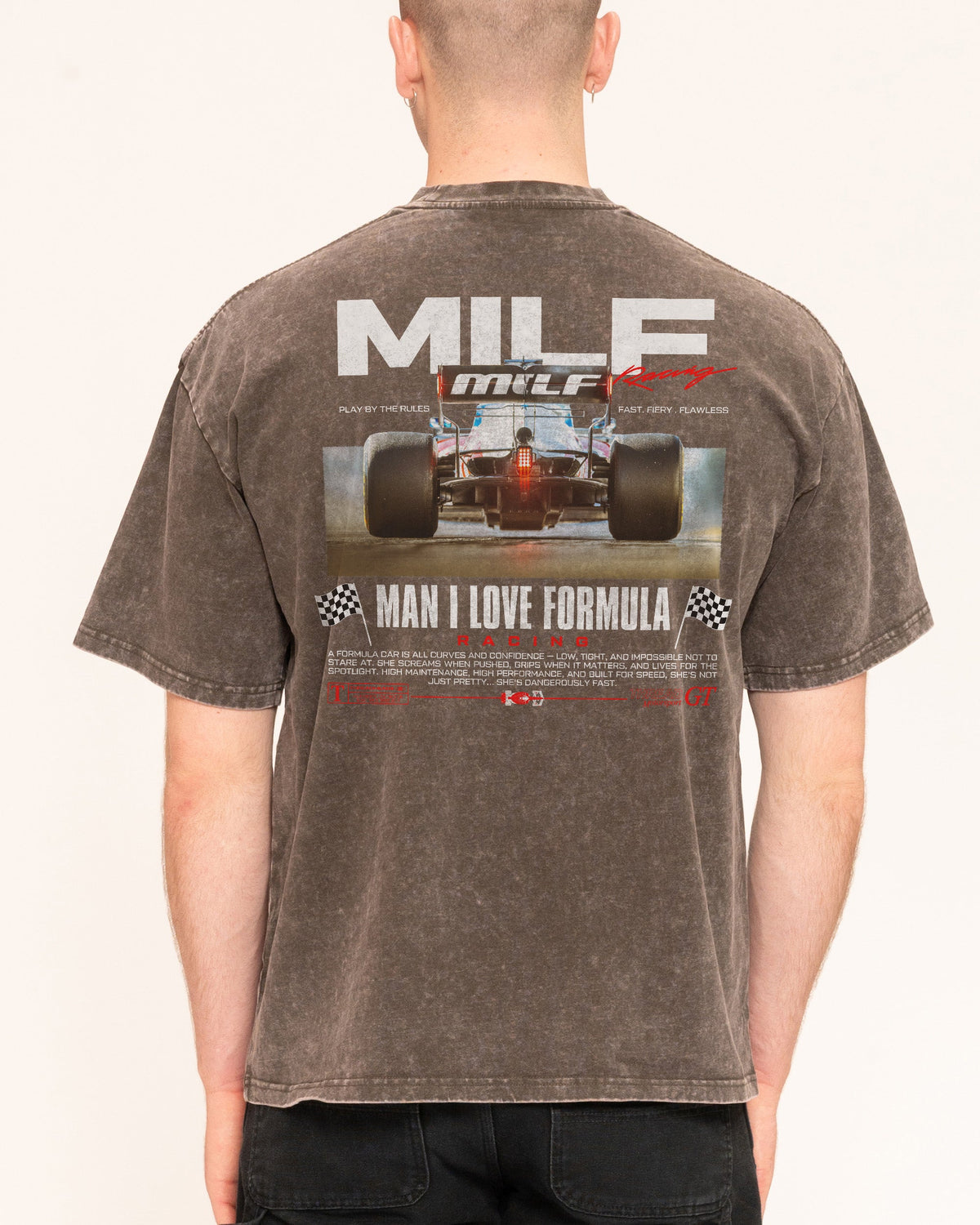 MILF Racing Oversized Tee Unisex