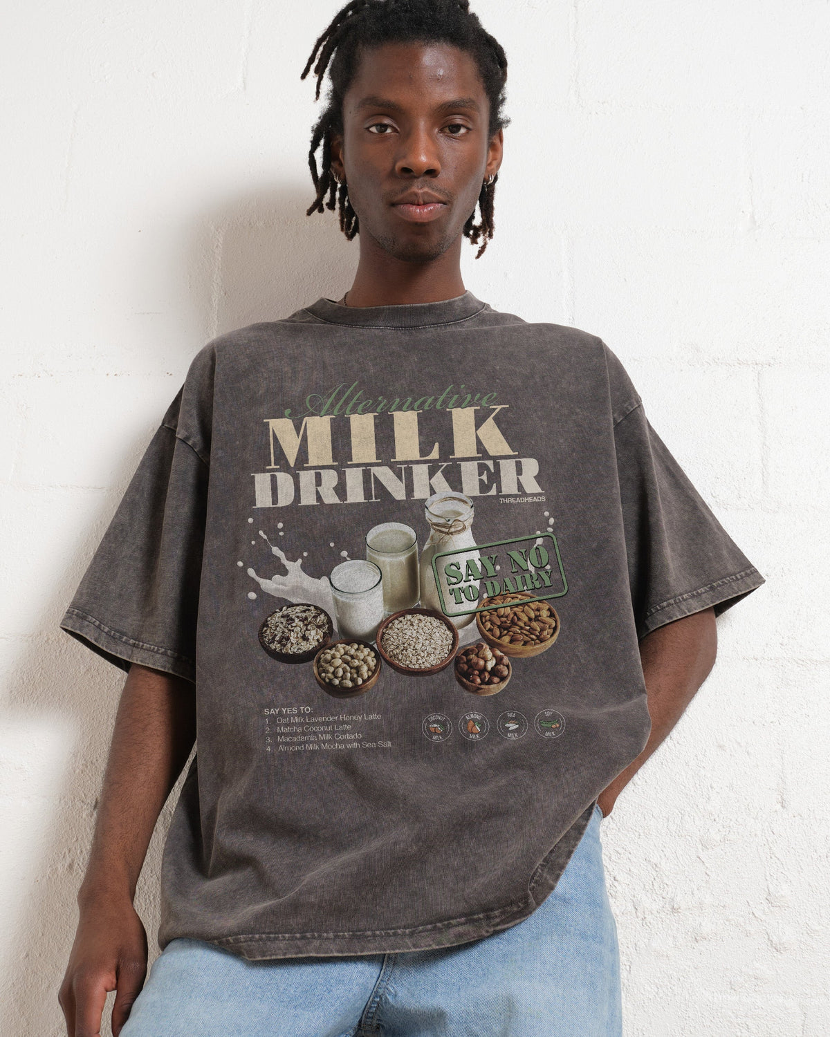 Alternative Milk Drinker Oversized Tee Unisex