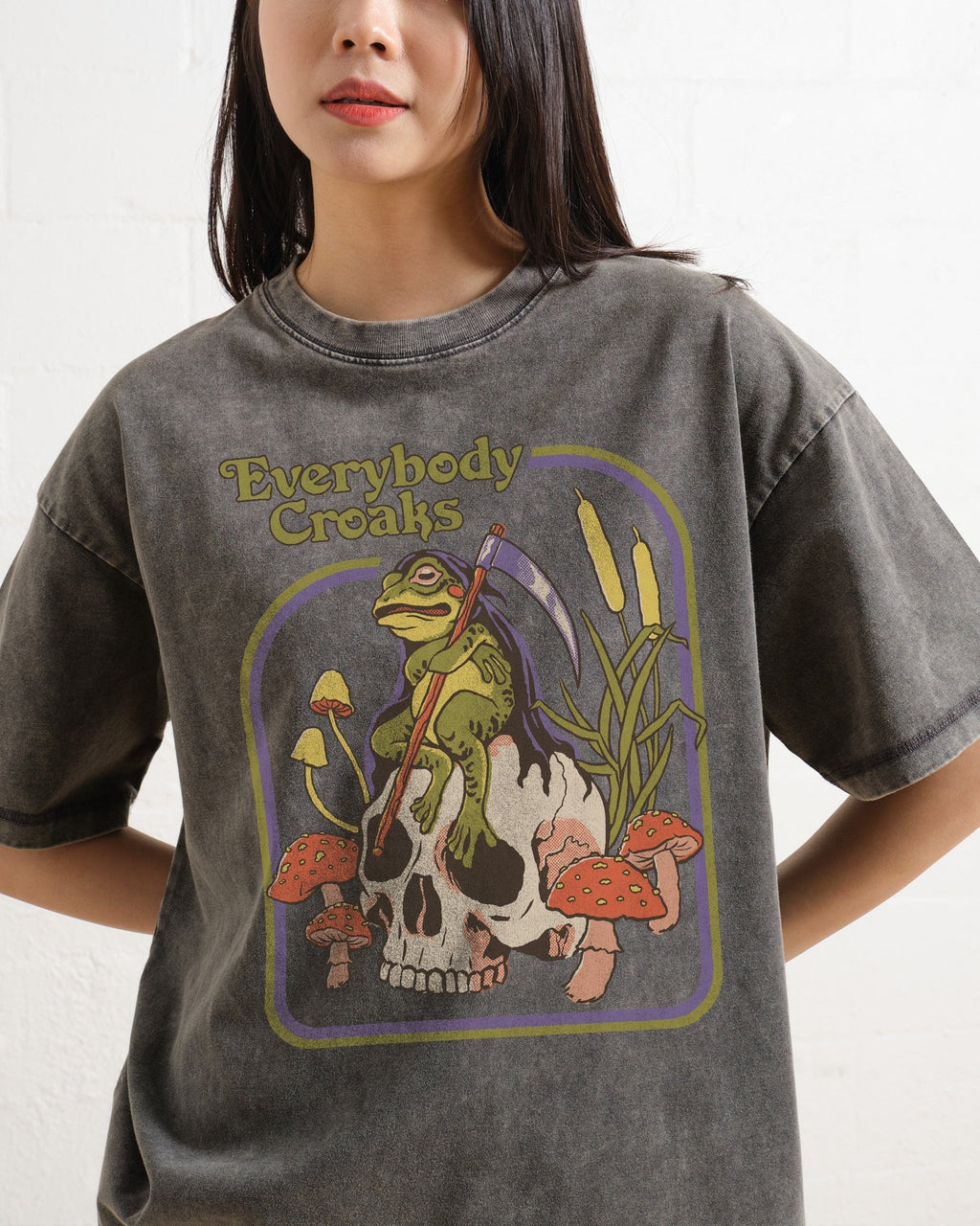 Everybody Croaks Oversized Tee Unisex