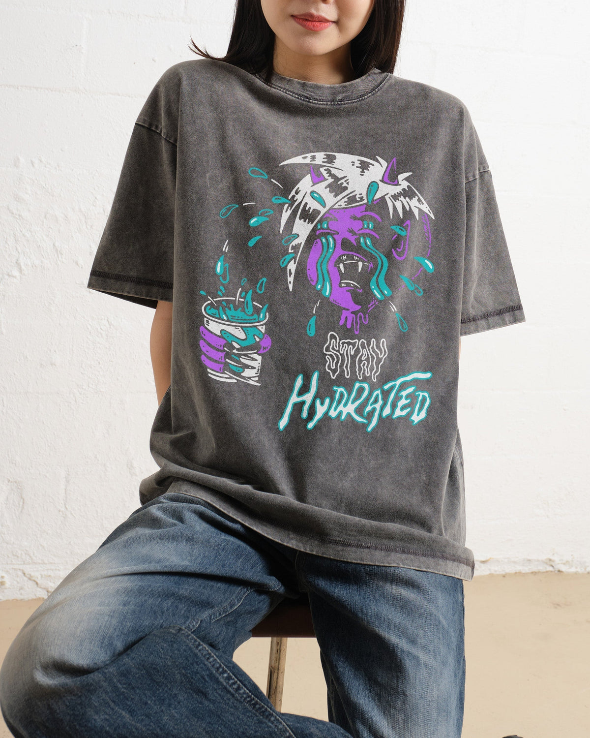 Stay Hydrated Oversized Tee Unisex