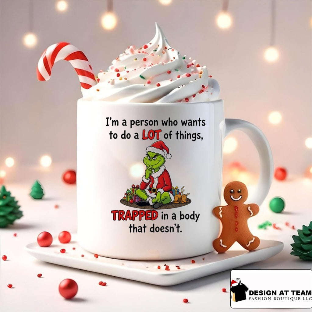 Grinch Santa I’m a person who wants to do a lot of things shirt