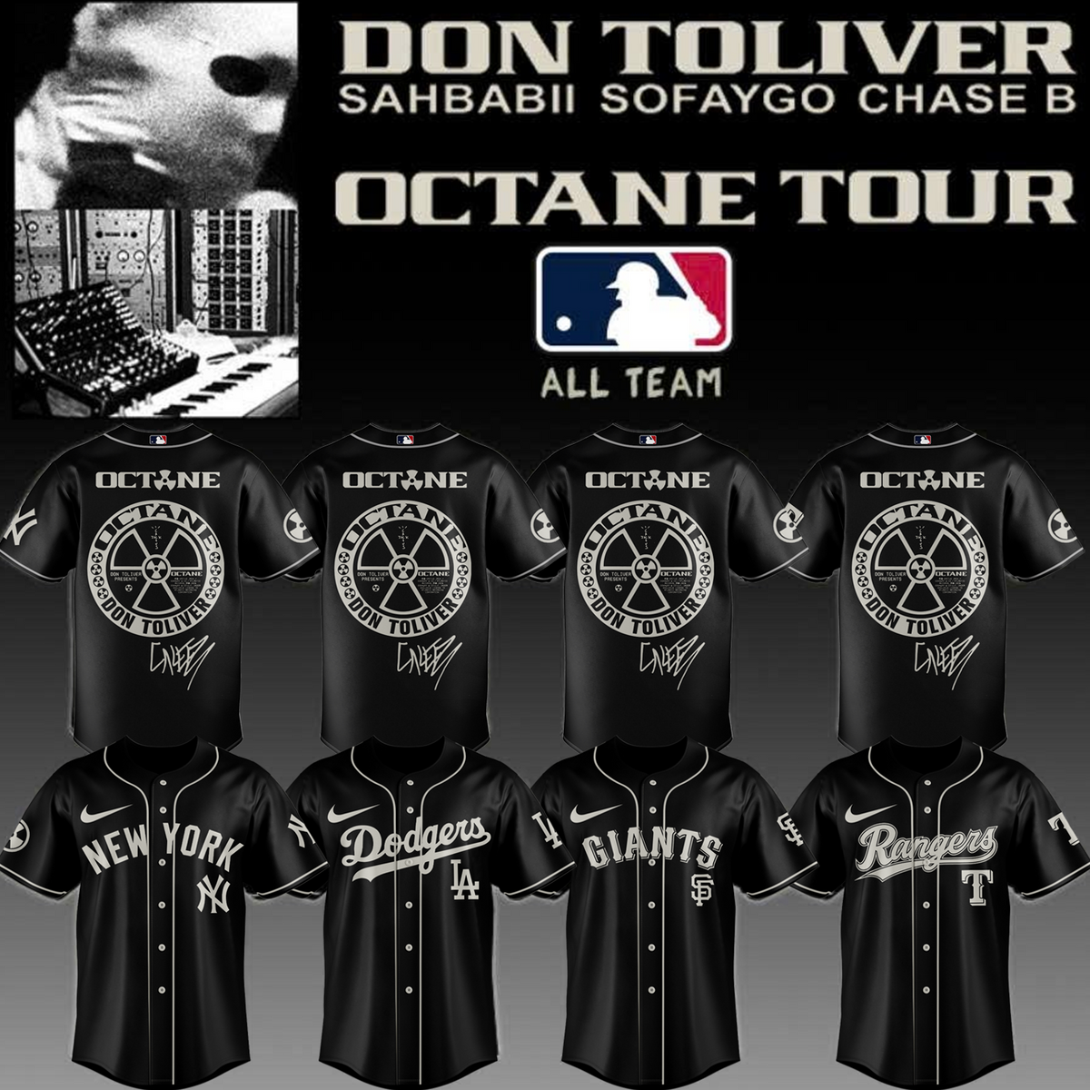 MLB ALL TEAMS x Don Toliver Octane Tour Jersey v4