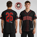 Guns N Roses World Tour 2026 Merch Baseball Jersey