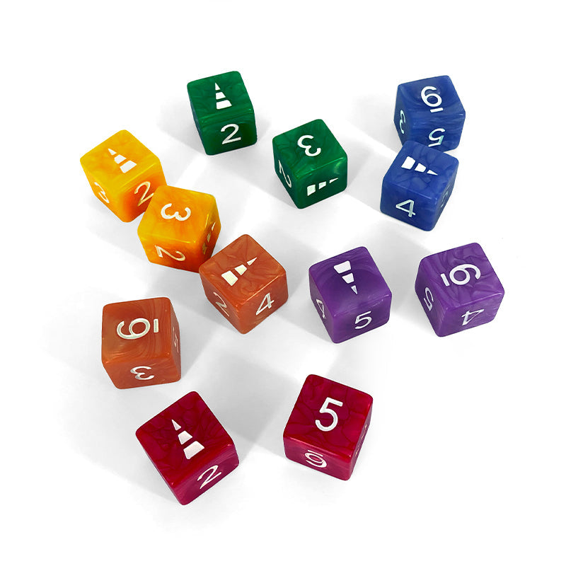 Here to Slay: 6-Class Dice Set Unisex