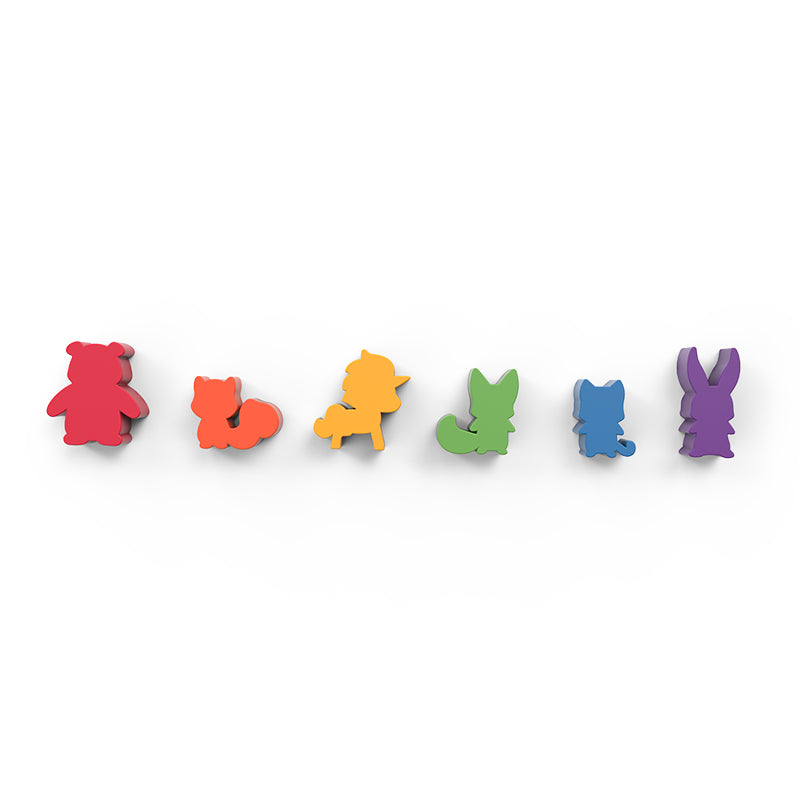 Here to Slay: 6-Class Meeple Set Unisex
