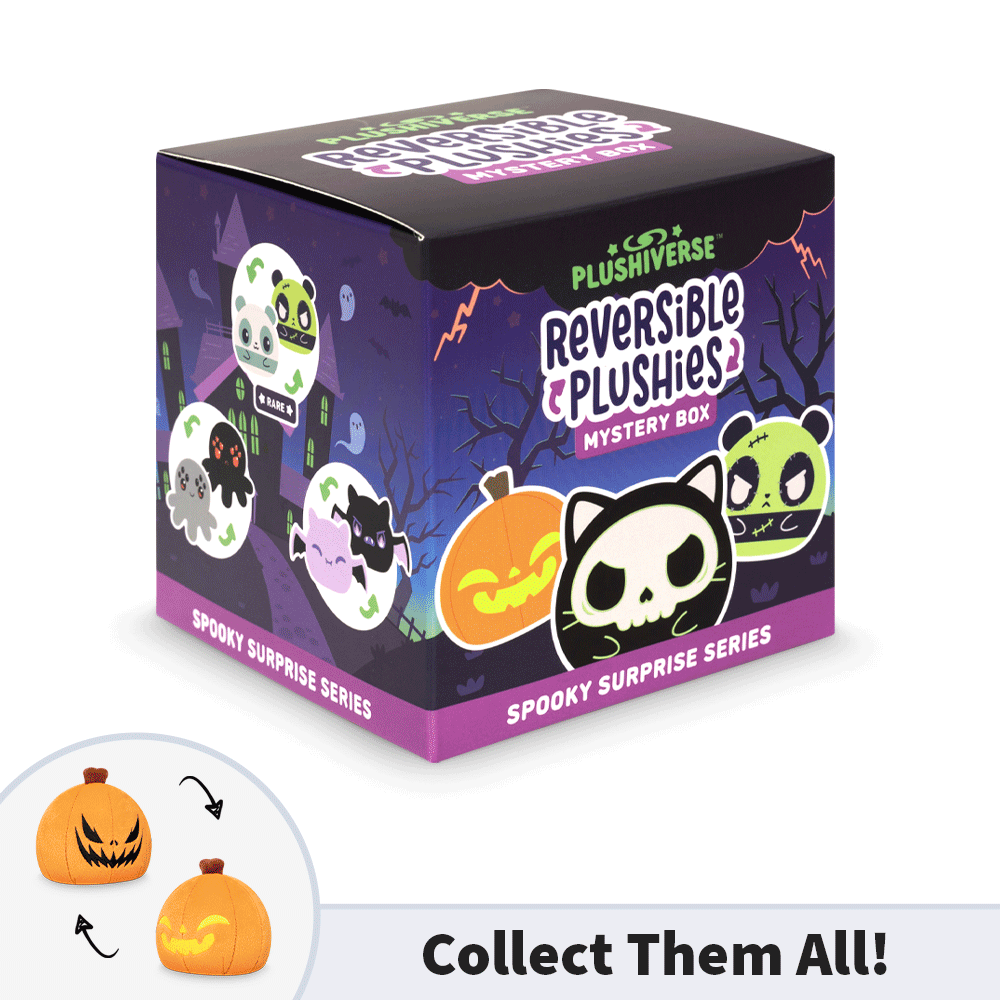 Spooky Surprise Reversible Plushie Mystery Box Unisex
