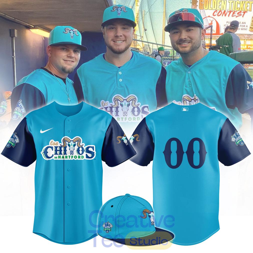 Hartford Yard Goats Los Chivos De Hartford Custom Jersey
