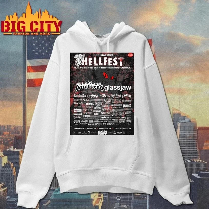 Hellfest Hardcore Festival 2026 Line Up Poster Shirt Unisex