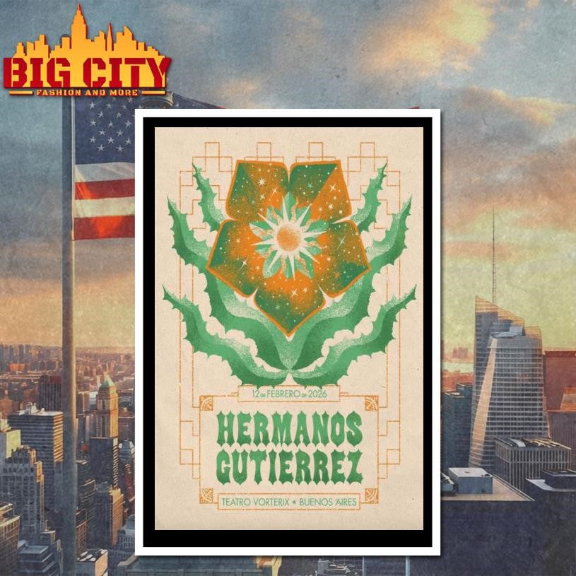 Hermanos Gutiérrez Feb 12 2026 In Buenos Aires Argentina Poster Shirt Unisex