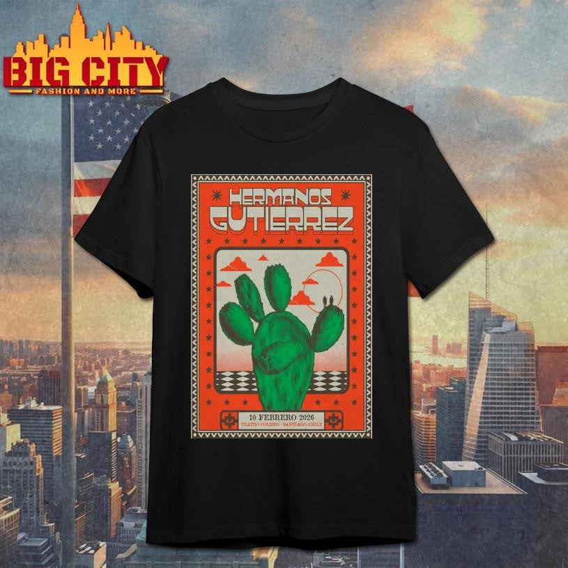 Hermanos Gutiérrez Santiago Chile 2-10-2026 Poster Shirt Unisex