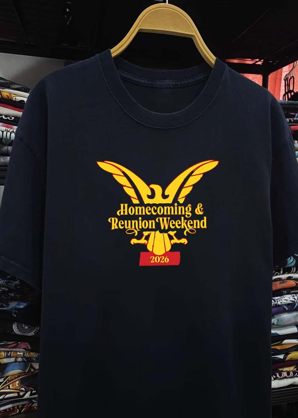 Homecoming and Reunion Weekend 2026 Eagle Logo T-Shirt