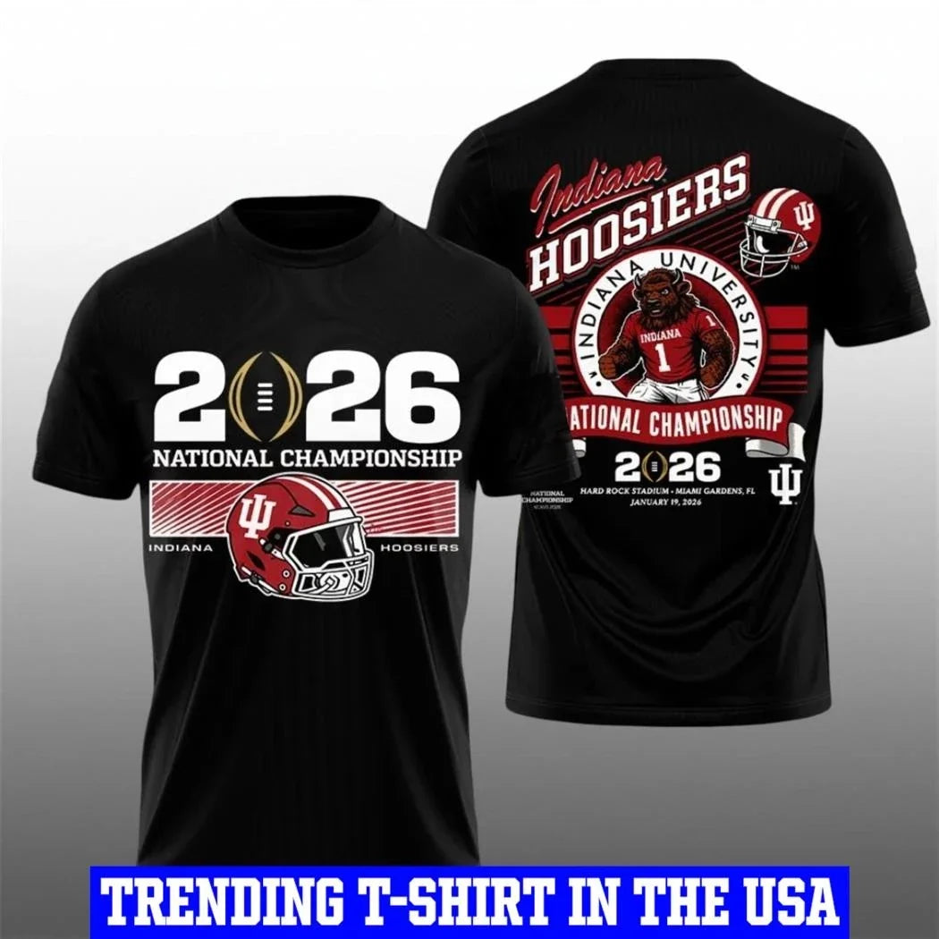 Hoosiers Football 2026 National Championship Playoff Shirt Unisex