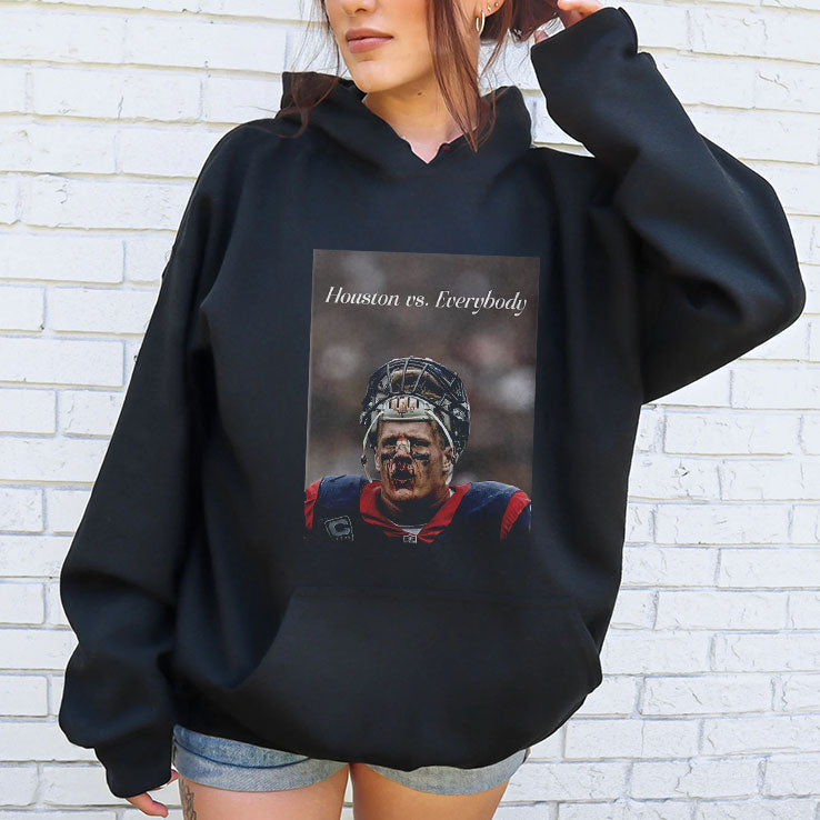 Houston Vs Everybody JJ Watt Bloody Face Football T Shirt