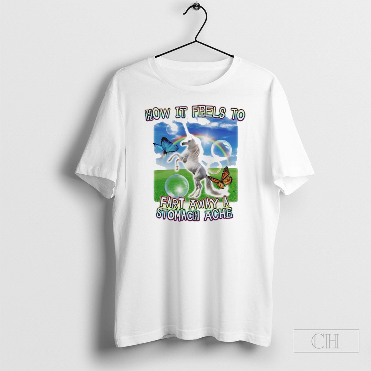 How It Feels To Fart Away A Stomach Ache Unicorn Shirt Unisex